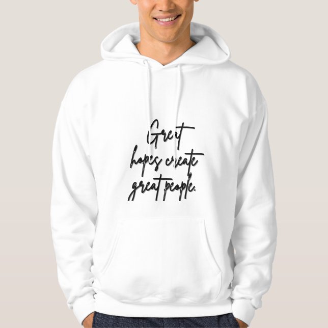 Große Hoffnungen Hoodie (Vorderseite)