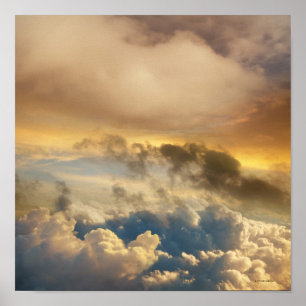 Große Höhe-Sonnenuntergang Poster