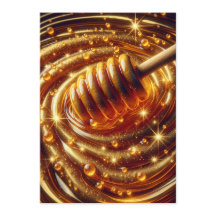 Große Honigwirbel | Psalm 19:9-11 KJV Card
