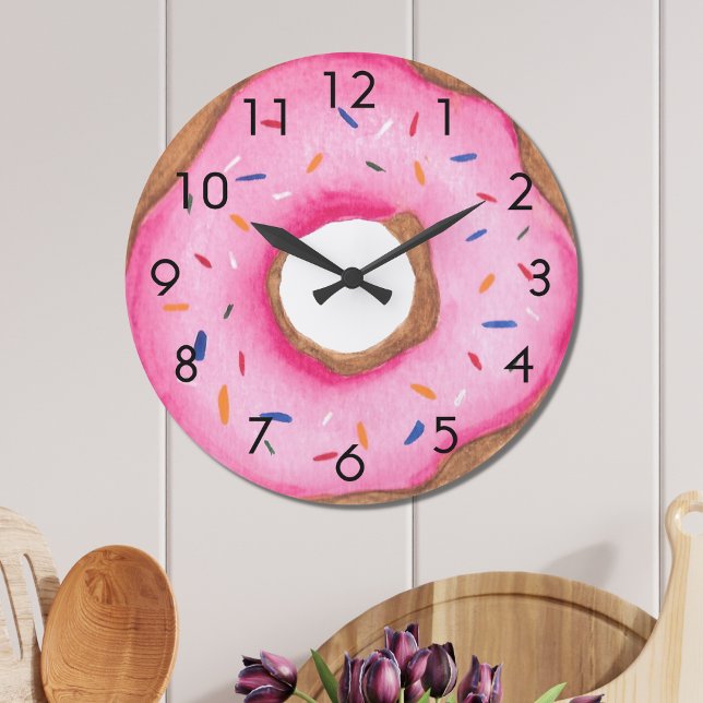 Grosse horloge rose mignonne (Créateur téléchargé)