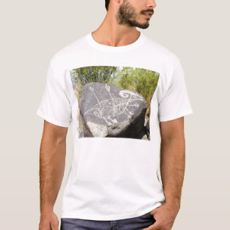 Große Hornschafe Petroglyphe T-Shirt