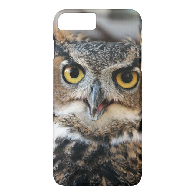 Große Hornschale (Bubo virginianus) Case-Mate iPhone Hülle (Rückseite)