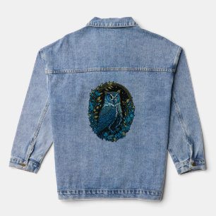 Große Hornschale Jeansjacke