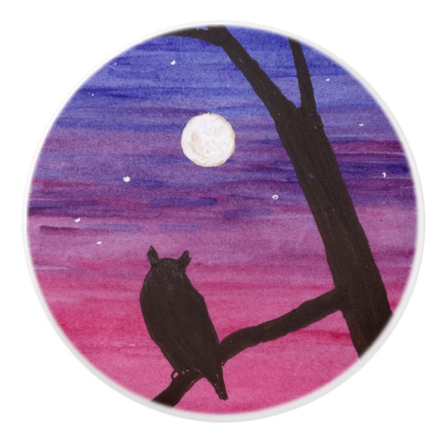 Große Hornschale Keramikknauf (Vorderseite)