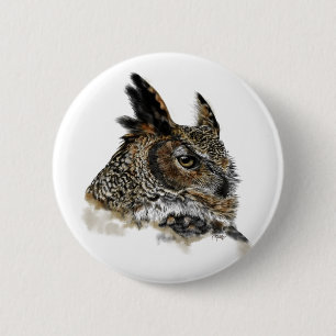 Große Hornschale Zeichnend Button