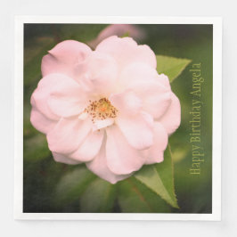 Große Hübsche Rose Fotografie Serviette