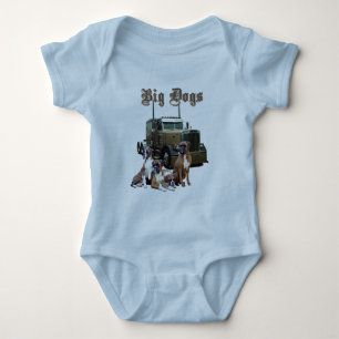 Große Hunde Baby Strampler