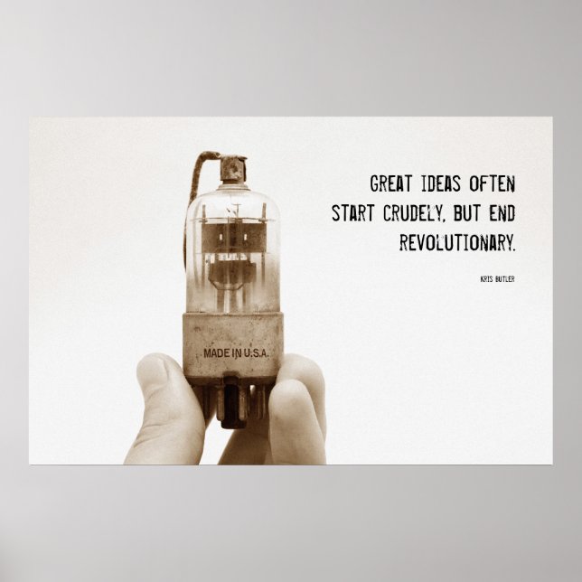 Große Ideen Poster (Vorne)