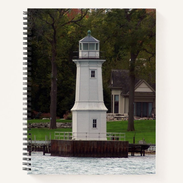 Grosse Ile Nord-Kanal-Front-Range-Light Notizbuch (Vorderseite)
