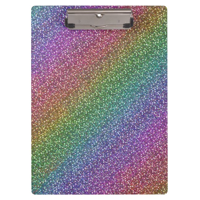 Große Imitat-Glitzer-Glitzern-glänzender Klemmbrett (Vorderseite)