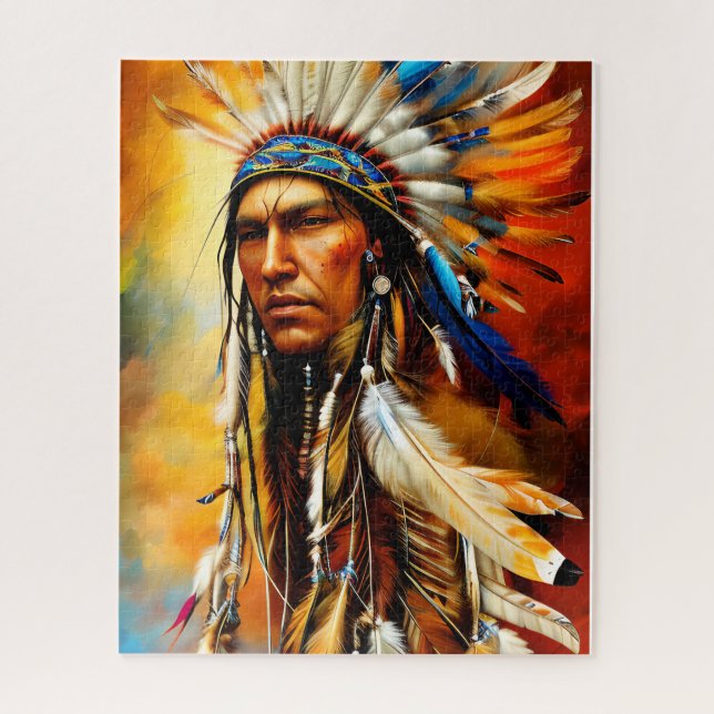 Große indische Kriegerin (Vertikal)