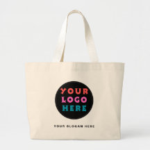 Große individuelle Baumwoll-Tasche mit Logo ohne M