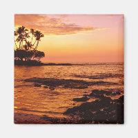 Große Insel, Hawaii. Sonnenuntergang, Big Island H
