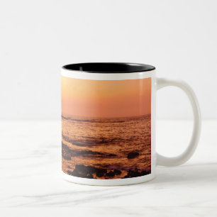 Große Insel, Hawaii. Sonnenuntergang, Big Island H Zweifarbige Tasse