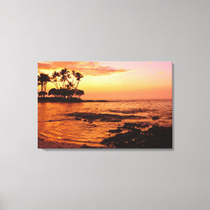 Große Insel, Hawaii. Sunset, Big Island Hawaii.2 Leinwanddruck