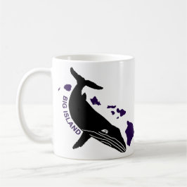 Große Insel - Lila Hawaii-Inseln Humpback Kaffeetasse