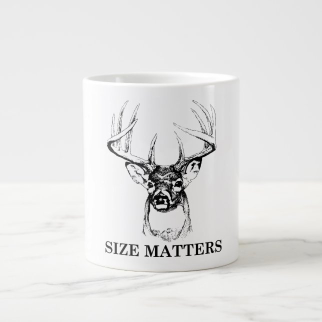 Größe ist riesige Tasse von Bedeutung (Vorderseite)