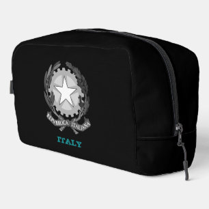 Große italienische Tasche, italienisches Wappen / Waschbeutel
