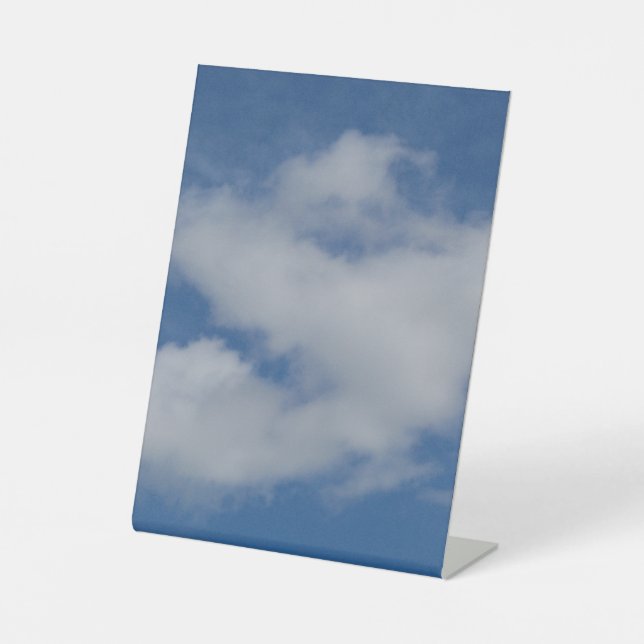 Große J-Cloud-Foto Sockelschild (Vorderseite)