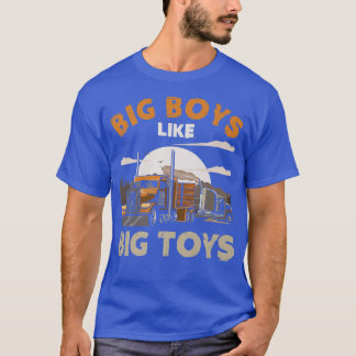 Große Jungs wie der große LKW-LKW-Fahrer Asphy T-Shirt