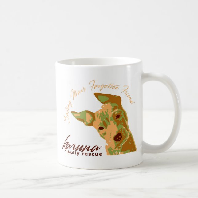 GROSSE Kaffee-Tasse der karuna Tyrannrettung Kaffeetasse (Rechts)