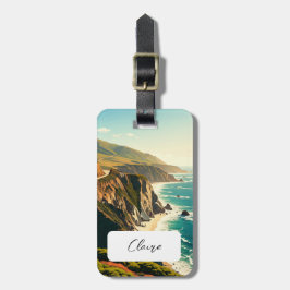 Große kalifornische Küste Gepäckanhänger