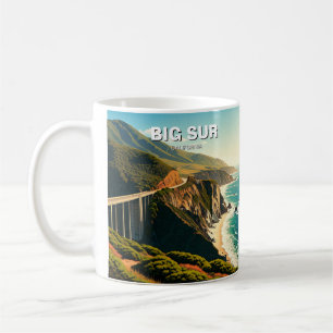 Große kalifornische Küste Kaffeetasse