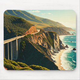 Große kalifornische Küste Mousepad