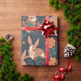 Große Kaninchen Mosaik farbenfrohe Personalisierte Geschenkpapier