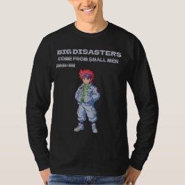 Große Katastrophen kommen von kleinen Männern T-Shirt
