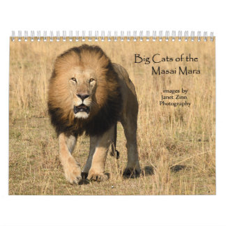Große Katzen des Masai Mara, Kenya-Kalender Kalender