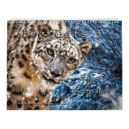 Große Katzen Kunst #3 Kalender