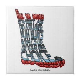 Große Keramik-Fliese mit Kiwiana Entwurf Fliese