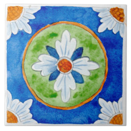 Große Keramik Kachel sizilianischen Stil "Castella