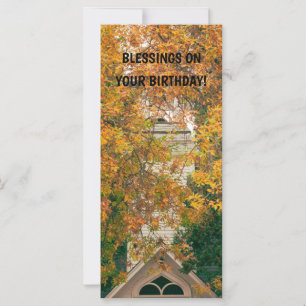Große Kirchenstraße & Herbstlaube Geburtstagswunsc
