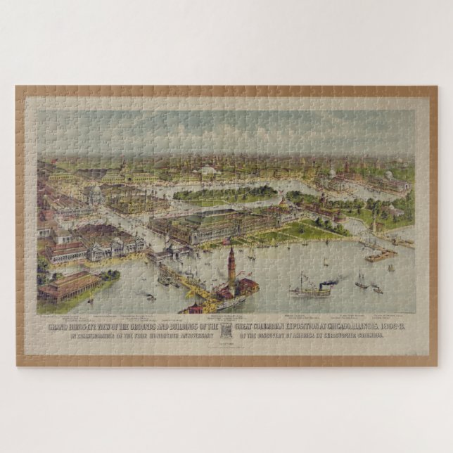 Große kolumbianische Ausstellung bei Chicago, (Horizontal)