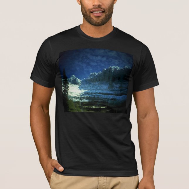Große kontinentale Teilung in Alaska T-Shirt (Vorderseite)