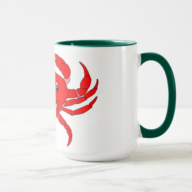 Große Krabben-Gang-Tasse - 15 Unze Tasse (Rechts)