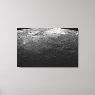Große Krater auf dem Planeten Mercury Leinwanddruck