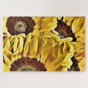 Große, kühne Sonnenblumen