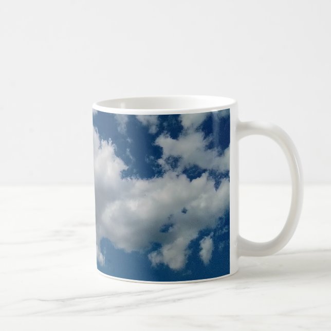 Große, lange Wolke Kaffeetasse (Rechts)