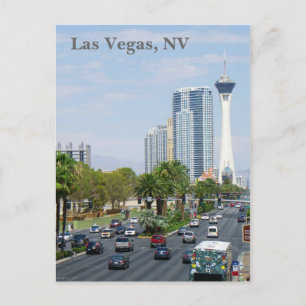 Große Las Vegas Ansicht Postcard! Postkarte