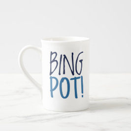 Große Latte-Tasse - Bing Pot! Prozellantasse