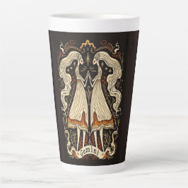 Grosse Latte Tasse Gemini Celestie Zodiac Art