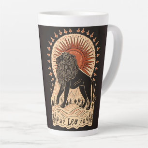 Grosse Latte Tasse Leo Celestial Zodiac Art