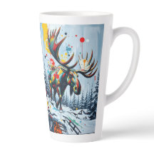 Große Latte-Tasse