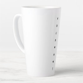 Große Latte-Tasse Milchtasse