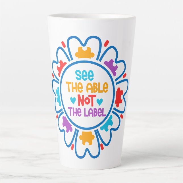 Große Latte-Tasse Milchtasse (Vorderseite)