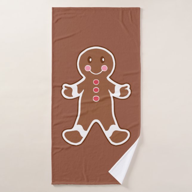 Große Lebkuchen-Kookie-Badetücher Badehandtuch (Badehandtuch)