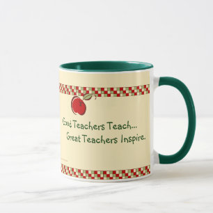 Große Lehrer inspirieren Tasse